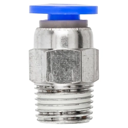 Фитинг для пластиковых трубок 4мм с наружной резьбой 1/8'' RockForce##Rock FORCE RF-SPC04-01