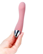 Нежно-розовый изогнутый вибратор 17см для стимуляции зоны G Svakom Amy Firm G-spot Vibrator SUV-02-Pale Pink