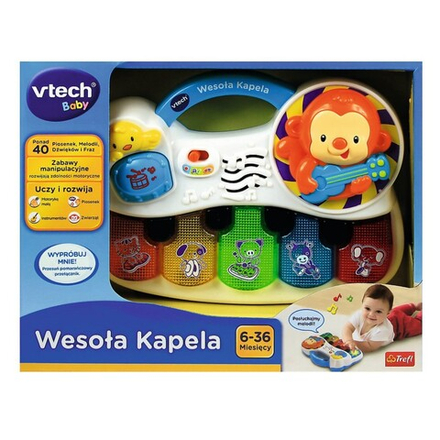Детское пианино VTech 61074X Весёлый оркестр развивающее со светом и звуком от 6 месяцев