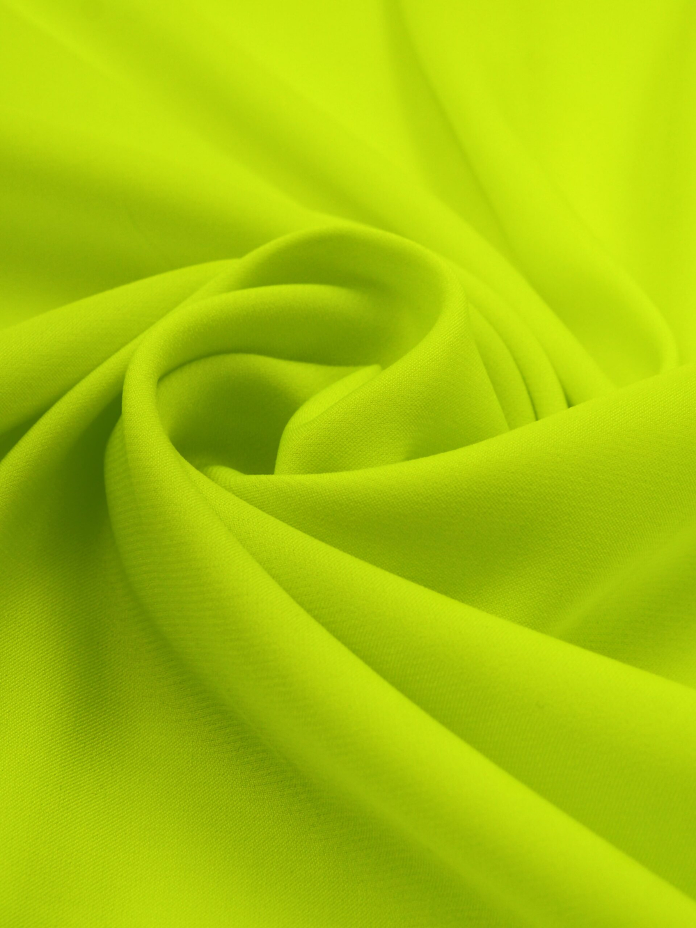 Шелк армани лимон-лайм глянцевый плотность 90 г/м2 отрезом 50х75 см