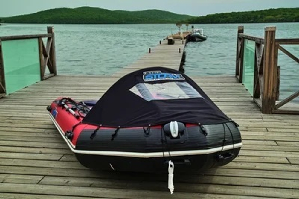 Лодка ПВХ STORMLINE HEAVY DUTY AL 380 + 2х-тактный лодочный мотор TOHATSU M 25 S