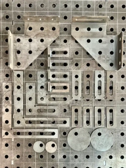 Угол внутренний 210х210х60, оснастка для сварочного, монтажного стола