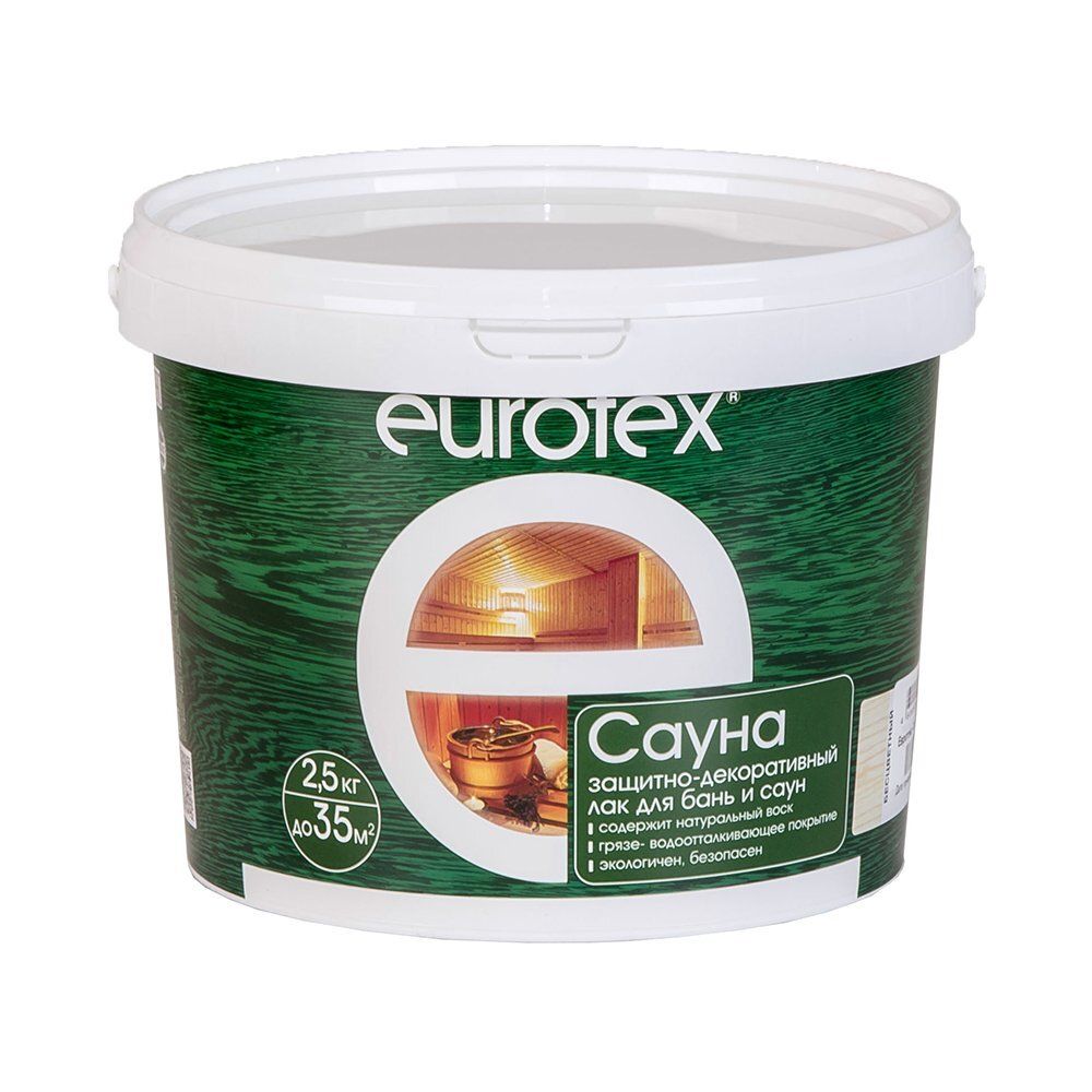 ЛАК Д/САУН EUROTEX САУНА 2,5КГ