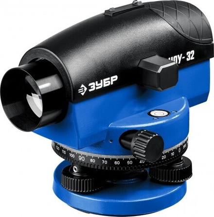 Нивелир оптический ЗУБР Профессионал НОУ-32 X32, рабочий диапазон 120 м 34917