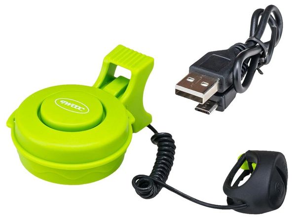 Звонок супер резкий звук, cо встроенным аккумулятором, с зарядкой USB