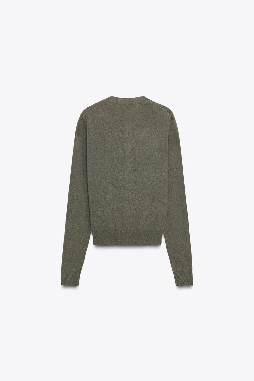 ZARA КАРДИГАН ИЗ 100% КАШЕМИРА, ЗЕЛЕНЫЙ