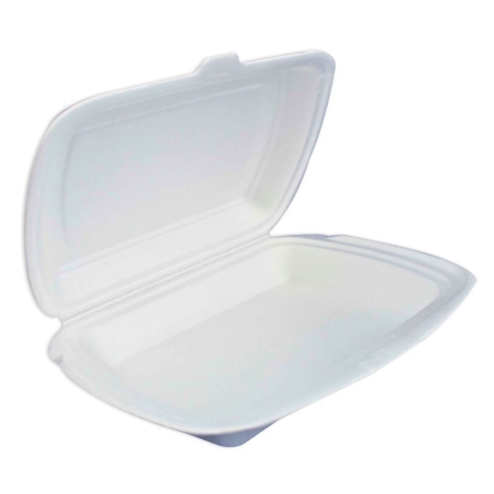 Ланч-бокс БЕЛЫЙ (100шт) ОДНОСЕКЦИОННЫЙ