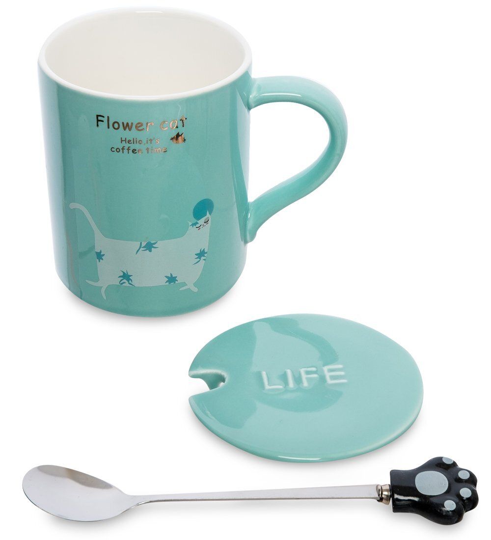 MUG-273/2 Кружка «Цветочный кот»