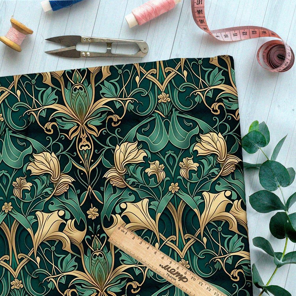 Ткань премиум дюспо чудесные орнаменты