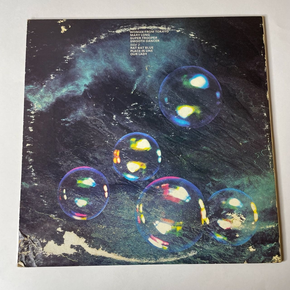 Винтажная виниловая пластинка LP Deep Purple Who Do We Think We Are (USA 1973) Первый Пресс Болотный Ворнер