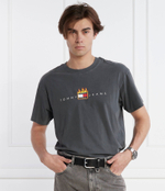 Футболка LINEAR FIRE FLAG Tommy Jeans - графитовый(DM0DM17738)