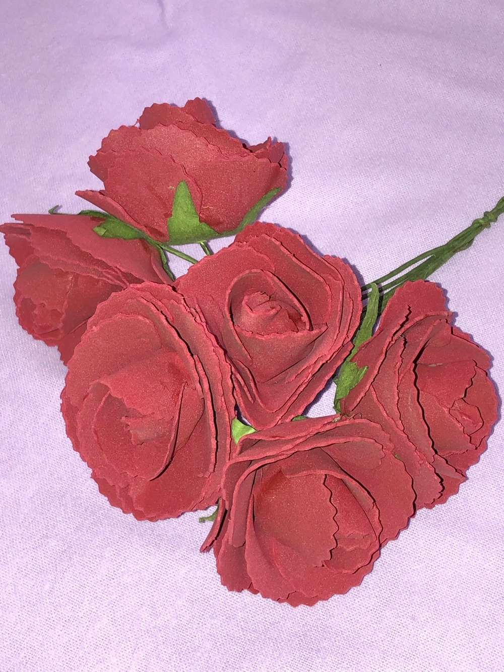 Цветы розы фоам 5см (1шт)