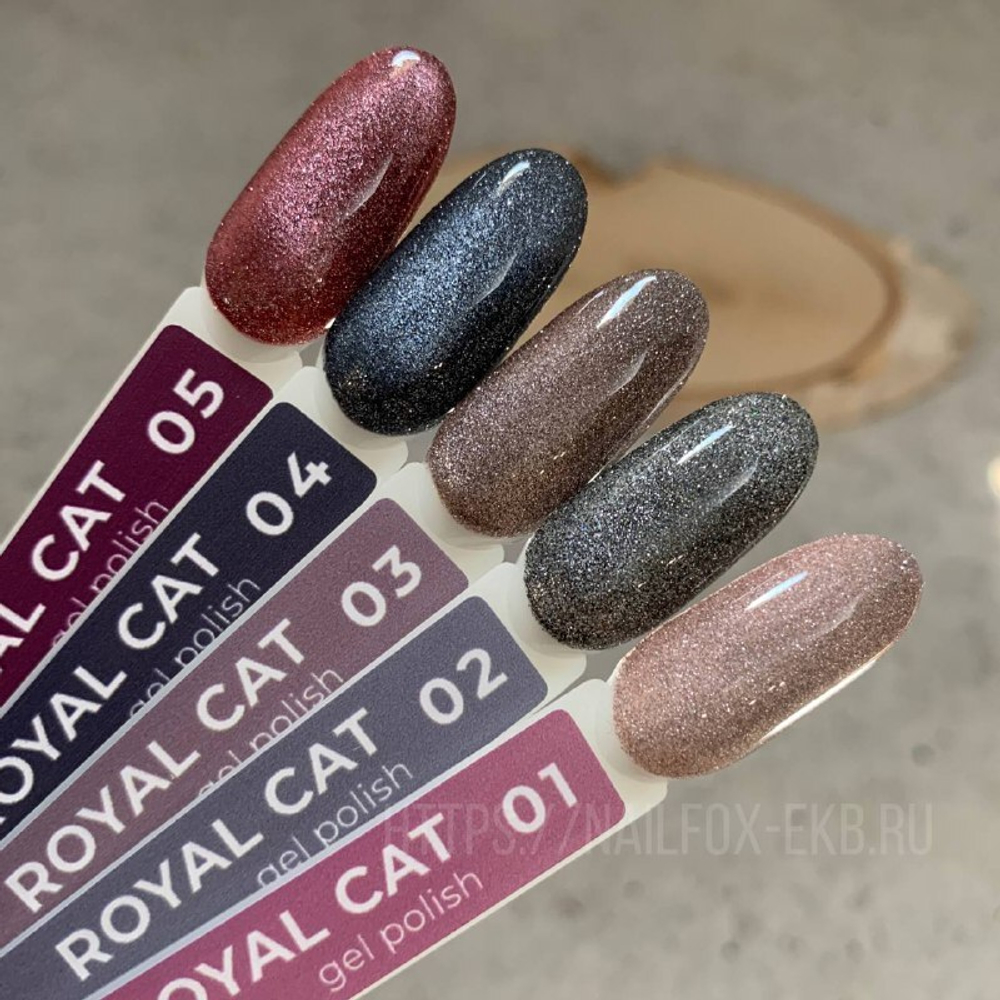 NIK Nails Гель-лак Royal Cat 01, 8g