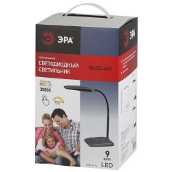 Настольный светильник ЭРА NLED-447-9W-R светодиодный красный