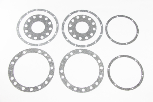 Набор прокладок поворотного кулака Урал 4320 (4320-2301001-4Н; 4 наим., цапфа 12 отв.) паронит 0,6мм. (Состав: 6361-2304052, 6361Х-2301055, 375-2304098-01, 375-3103019-Б) (Москва) ( ОЕ 04-11-211 )