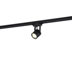 Светильник трековый, GU10, D60хH80мм, IP20, черный, без лампы