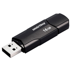 Память Smart Buy "Clue" 16GB, USB 2.0 Flash Drive, черный
