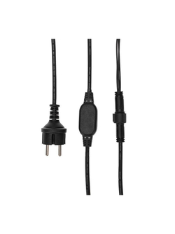 Гирлянда "Белт Лайт" 10м 20 патронов 4.8Вт IP65 провод каучук черн. Neon-Night 331-355