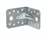 Уголок крепежный 67*67*55*2,3 цинк усиленный Кунгур