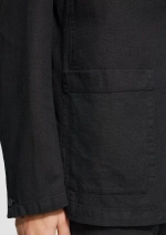 Структурированный хлопковый пиджак в непринужденной посадке