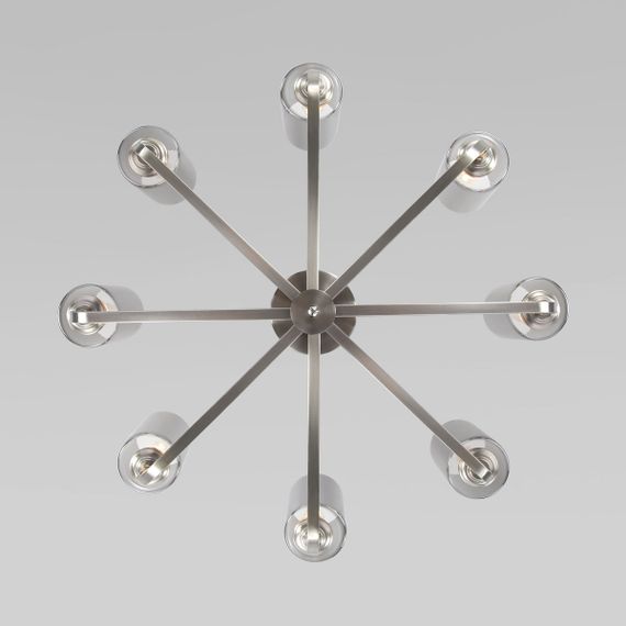 Потолочная люстра Eurosvet Defi 60138/8 сатин-никель