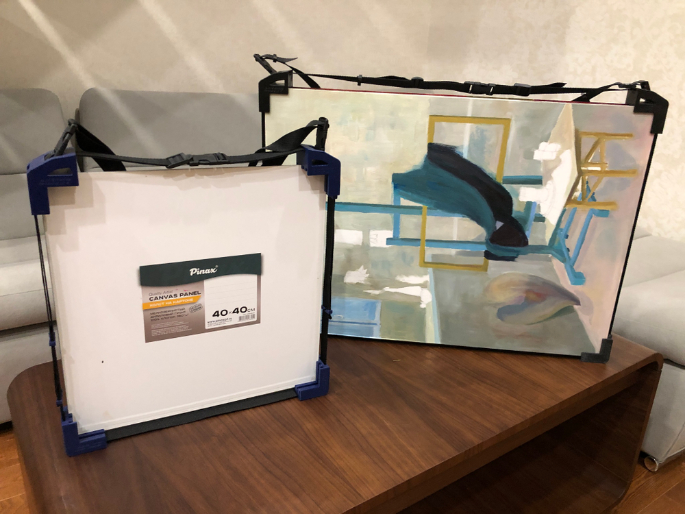 Переноска для холстов на картоне (черная) ANS 4*05 BLACK