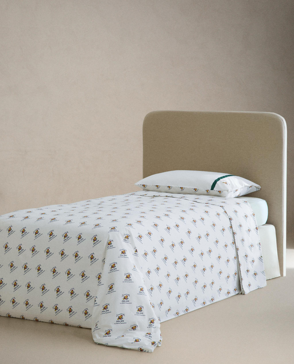 Пододеяльник Zara Home, хлопок 100%, однотонный, 2628/088
