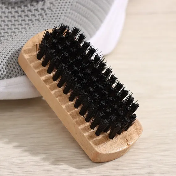 Щётка для одежды и обуви, 8,3×3,5×2,5 см, искусственная щетина