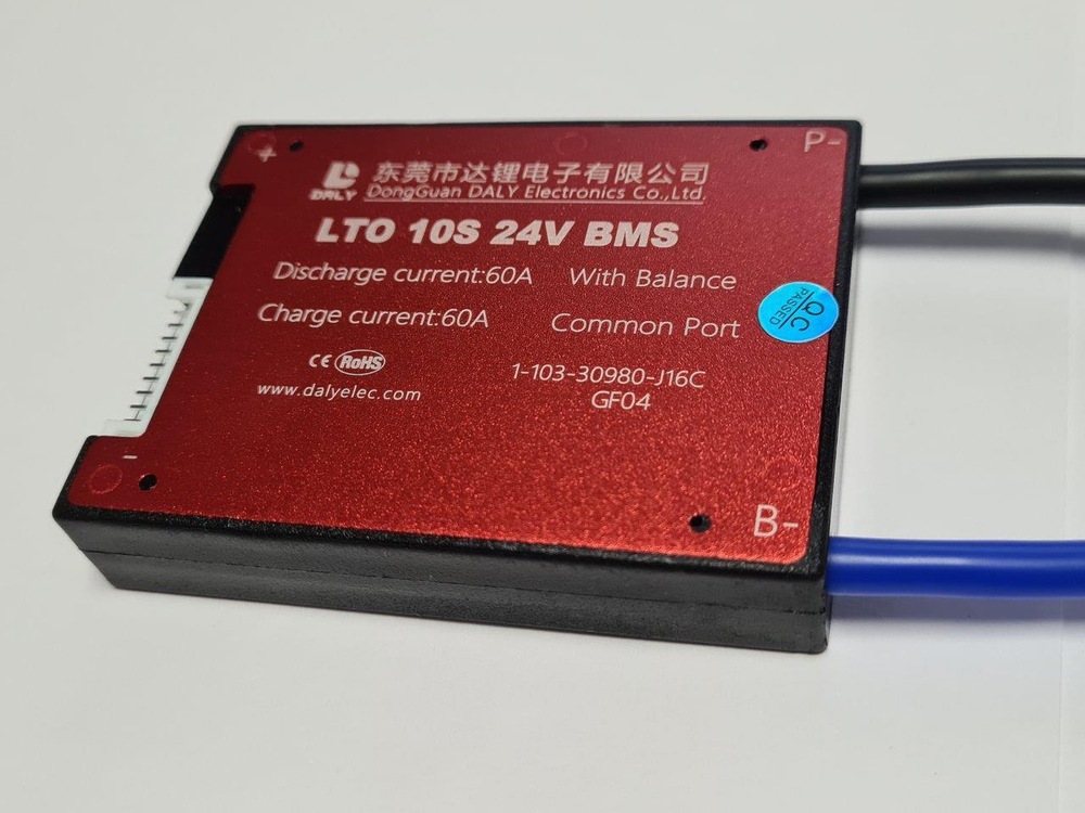 Плата контроля BMS LTO 10S 24V 60A
