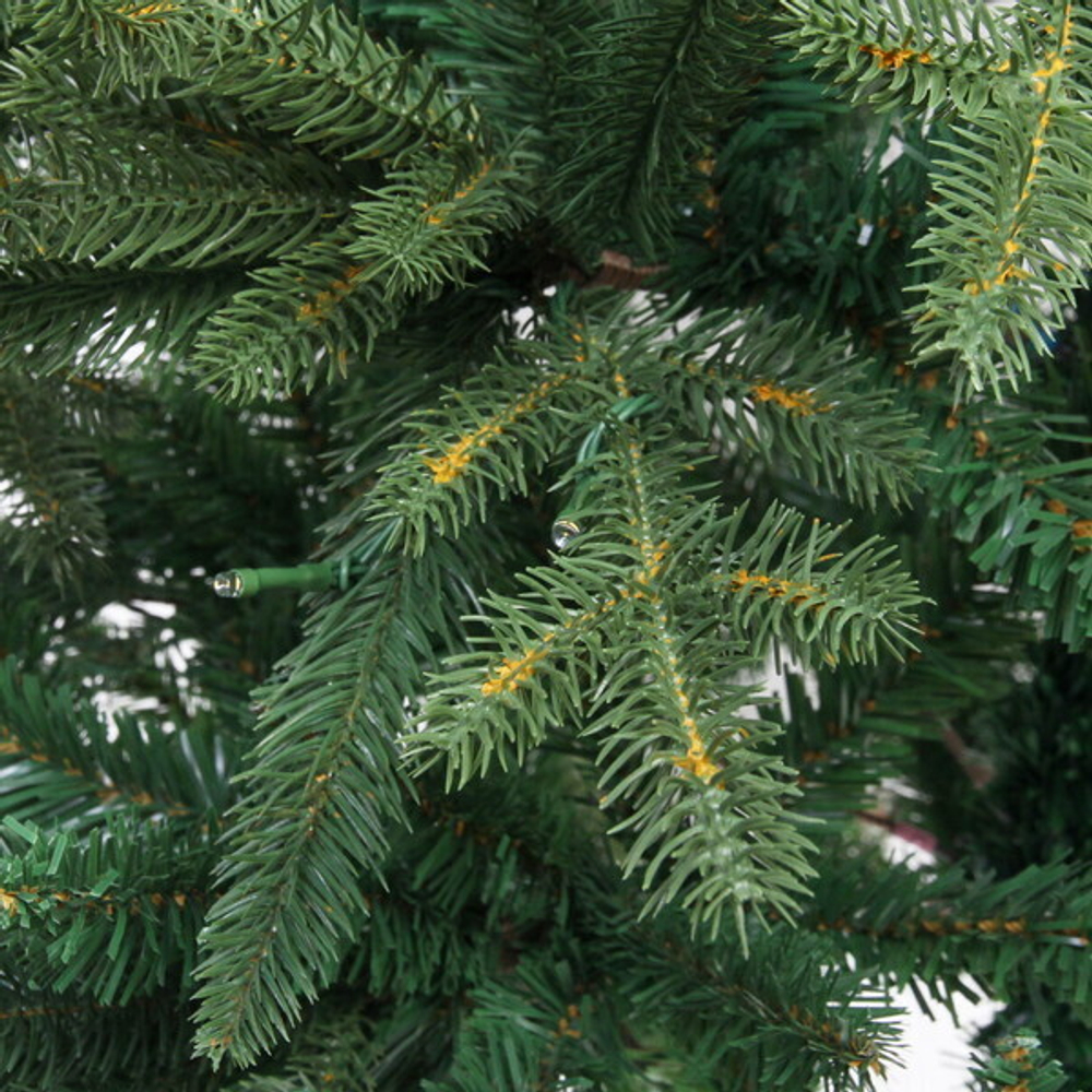 Ёлка «Новогоднее сияние» 180 см, ПВХ+Резина 320 ламп LED (905 веток)