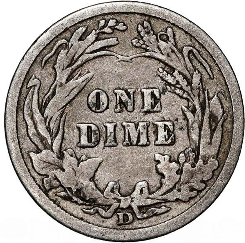 USA 1 Dime 1907 – Barber Series (Denver Mint)