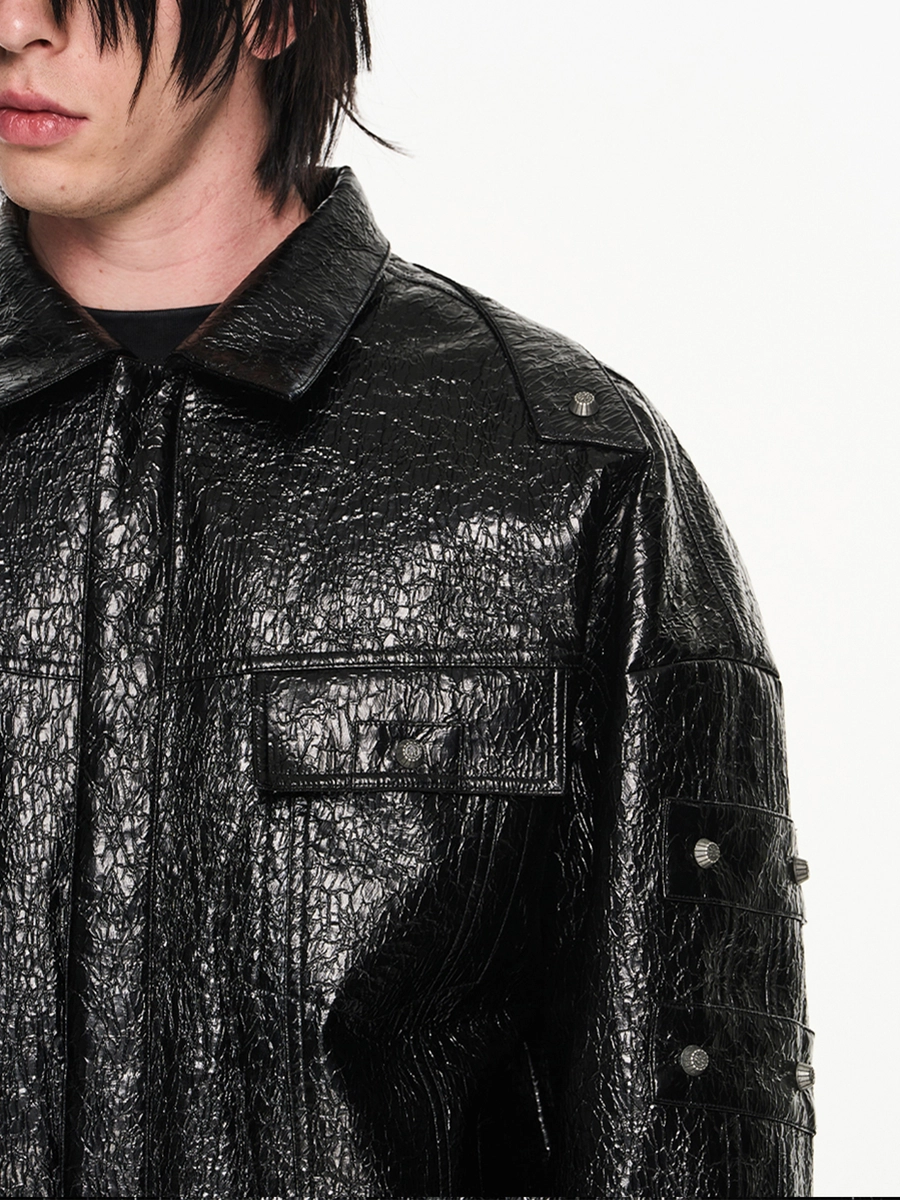 Куртка BLIND "Crack" Leather Jacket