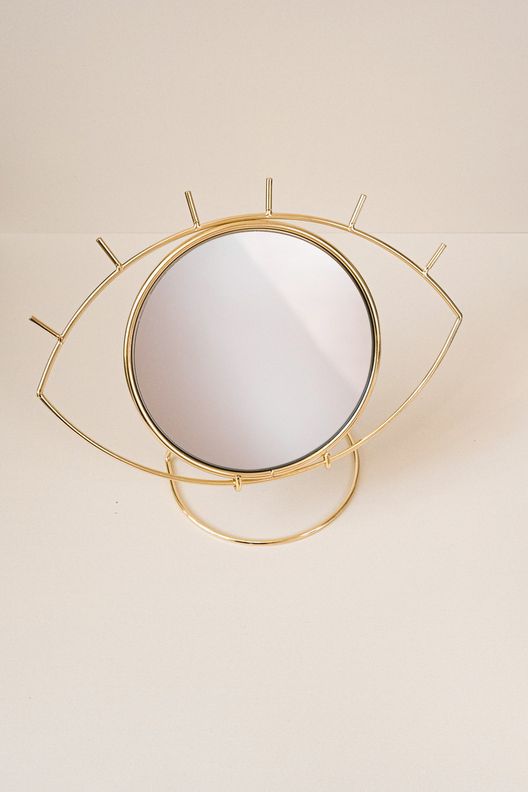 Зеркало настольное Cyclops золотое / Doiy