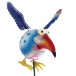 Фигура на спице «Птица счастья» 14*40см для отпугивания птиц