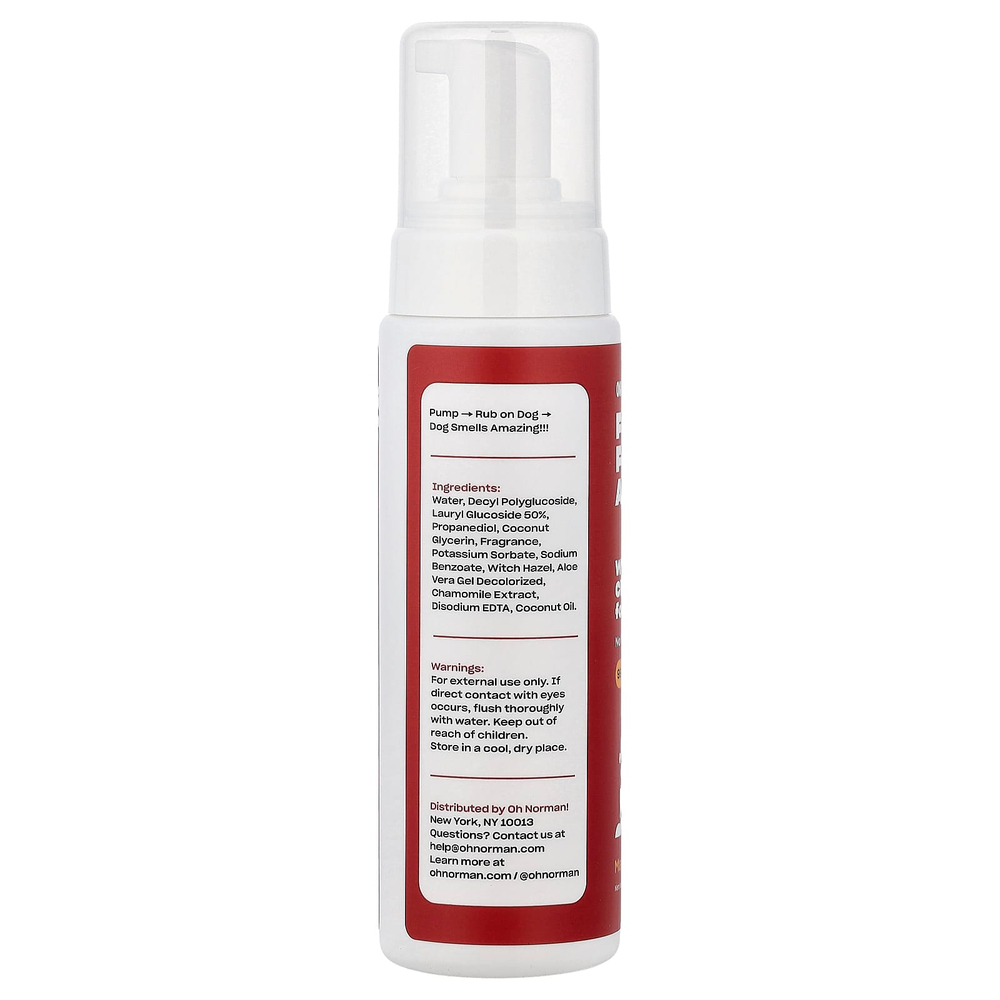 Oh Norman, безводное очищающее средство для собак, волшебный мандарин, 209,9 мл (7,1 жидк. унции)