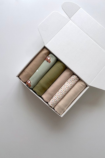 Набор пеленок "Машинки ретро XL"