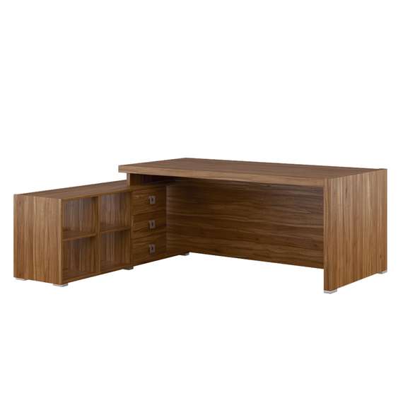 Стол письменный на опорной креденции Solid 195x174x75