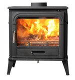 Печь-камин Dog 10кВт, дымоход d-150мм