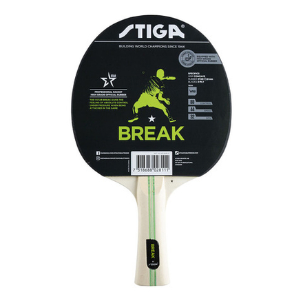 Ракетка для настольного тенниса STIGA Break WRB ITTF 1211-5918-01, ITTF накладка