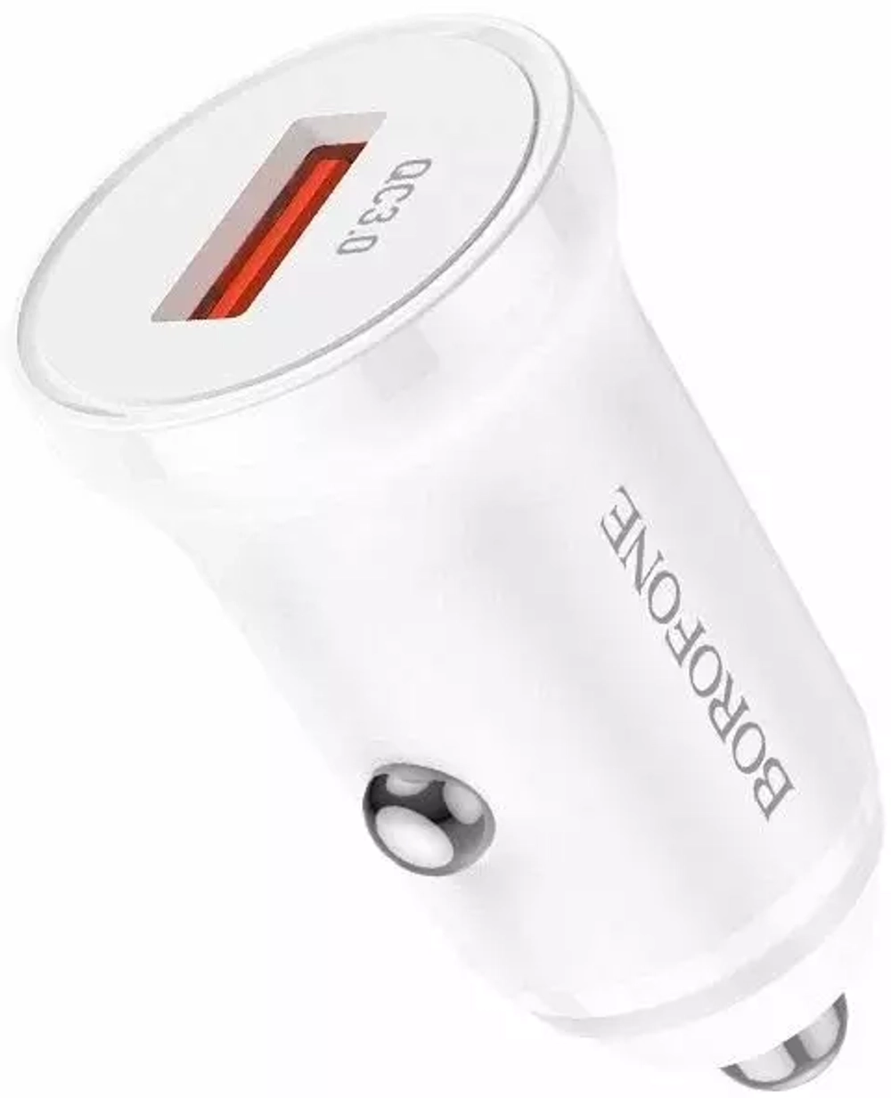 Автомобильная зарядка BOROFONE BZ18 QC3.0 Белый