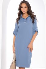 Платье "Сабина" (серо-голубое) П8252 LT Collection (Акция)