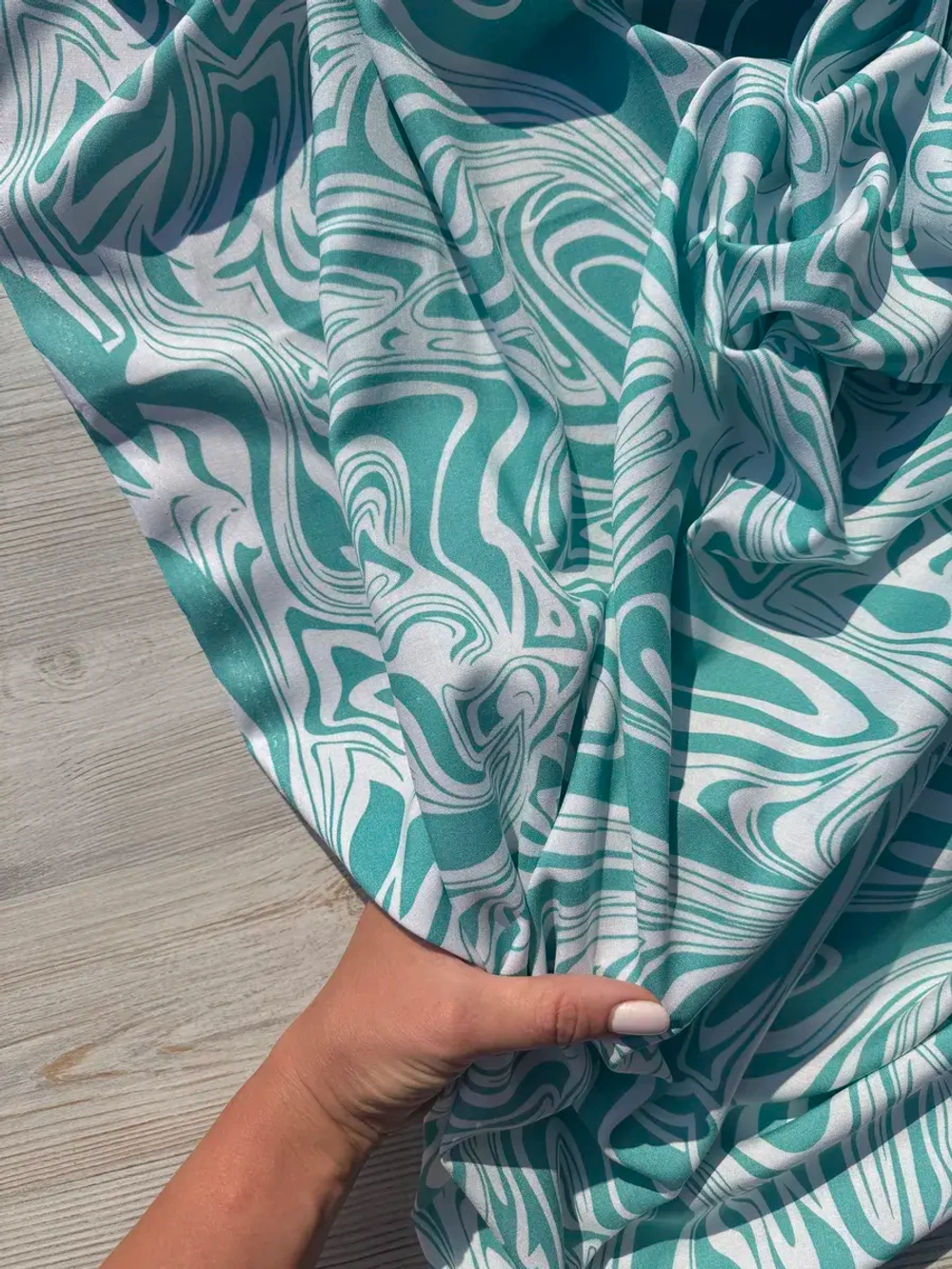 Ткань для шитья штапель вискоза принт