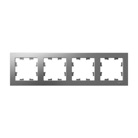Рамка 4-м AtlasDesign универс. сталь SE ATN000904