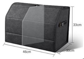 Сумка-Бокс 46х30х33 - Экозамша, серый - GQOP-6002 GREY