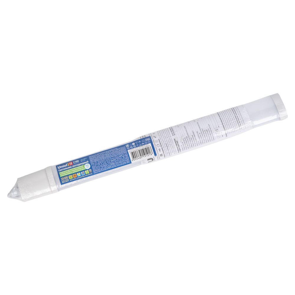 ULT-V45-18W-4000K IP65 WHITE Светильник светодиодный линейный. Белый свет 4000K. Корпус белый. ТМ Uniel