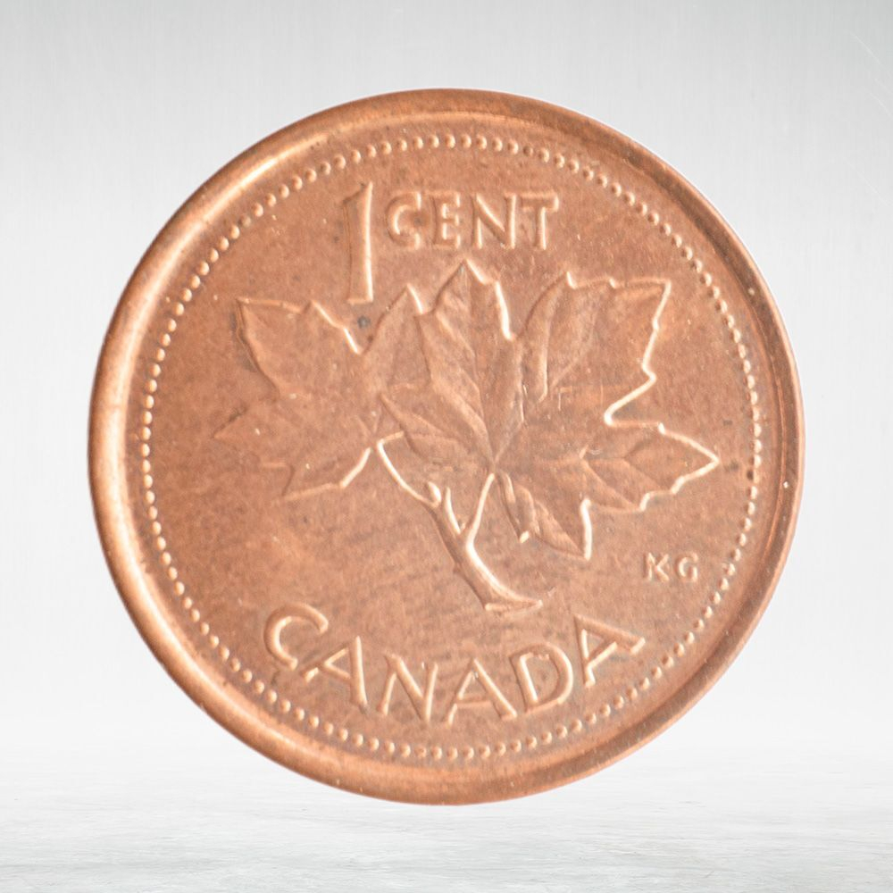 Canada, 1 Cent, 2002 - 50th Anniversary - Succession of Queen Elizabeth II, AU