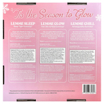 Lemme, Праздничные жевательные таблетки для сияния кожи, для сна, сияния, расслабления, 3 флакона, 14 жевательных таблеток в каждом