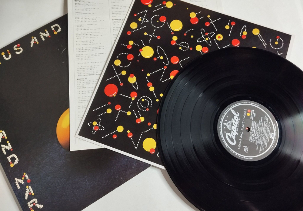 Винтажная виниловая пластинка LP Paul McCartney Wings Venus And Mars (Japan 1975) (No Obi) EX