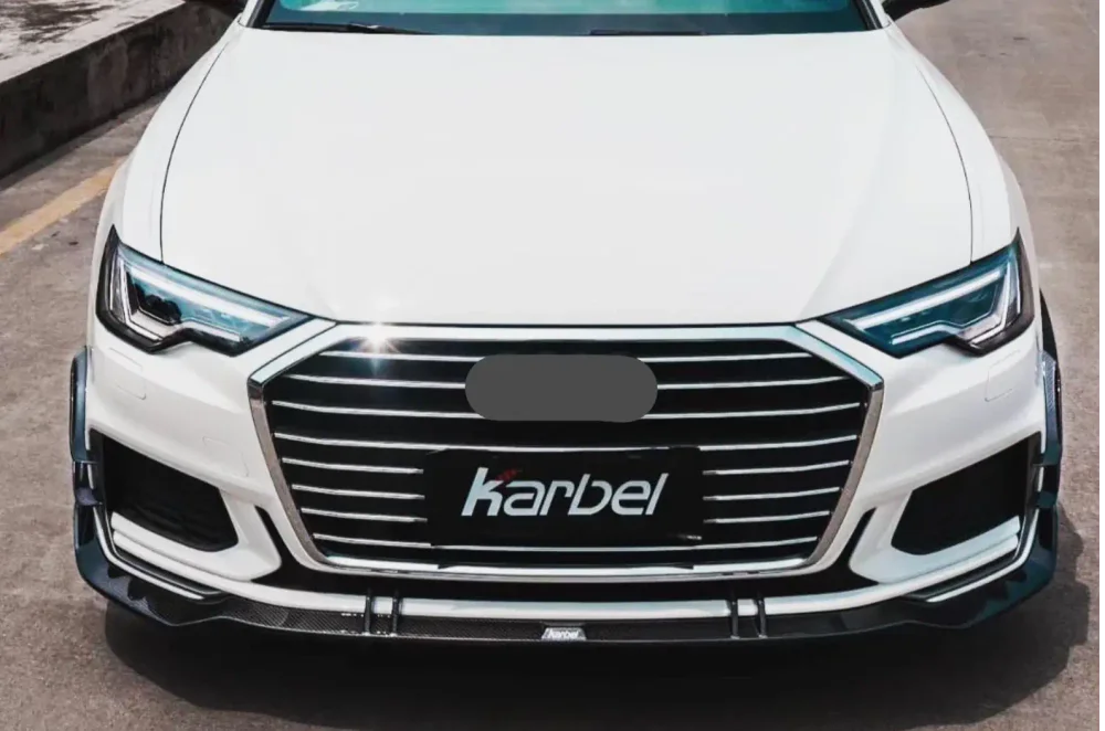 Карбоновая губа для AUDI S6 & A6 S-LINE & A6 AVANT 2019-2025+ C8 Ауди обвес