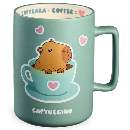 КРУЖКА LEFARD "CAPYBARA+COFFEE" 400МЛ
